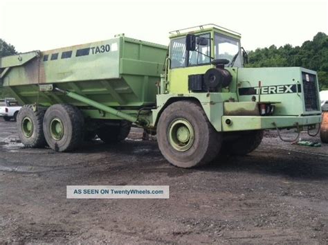 Terex Ta 30 Off Road Articulating 30 Ton Dump Truck With