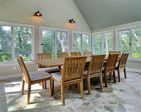 Cape Cod Whole House Remodel And Addition Beach Style Dining Room