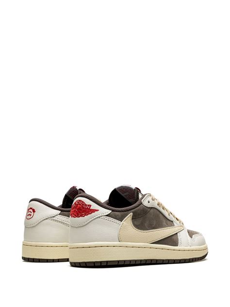 Jordan X Travis Scott Air Jordan 1 Low Og Reverse Mocha Sneakers