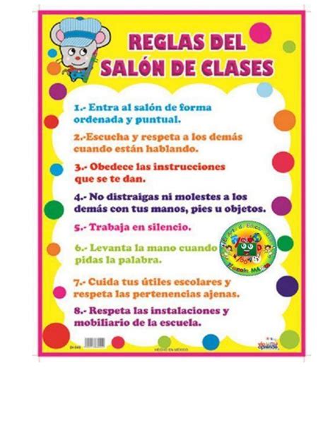 Reglas Del Salon De Clases Google Search Educacion Regreso A Reverasite