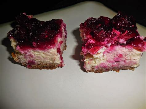 Fit And Fantastic Clean Eating Lemon Cranberry Cheesecake Bars