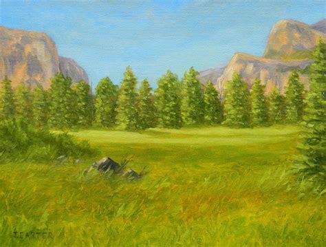 Mountain Cliff Carter Painting By John Carter