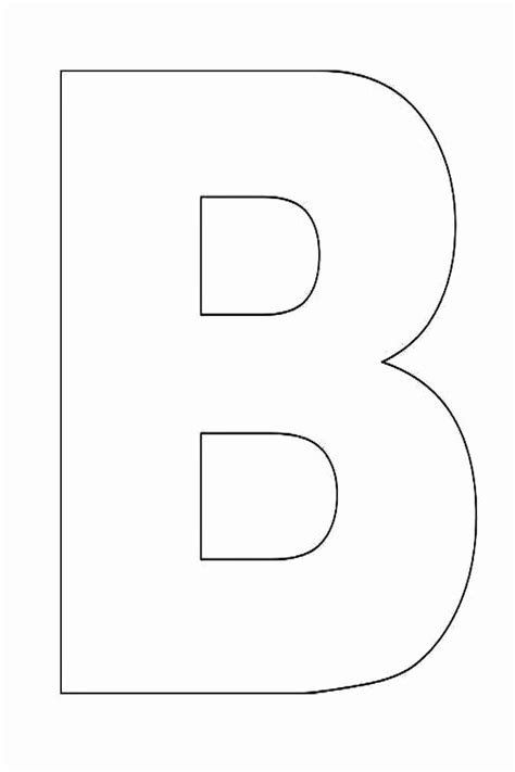 Letter B Template Free Printable Printable Templates