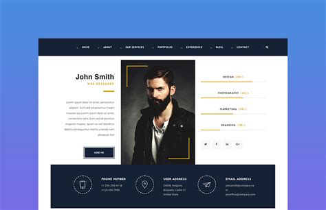 40 Best Html Resume Website Templates 2023 Freshdesignweb Riset