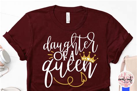 Mother Of A Princess And Daughter Of A Queen Matching Svg 245544