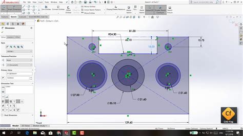 Solidworks 2d Sketches No05 Youtube