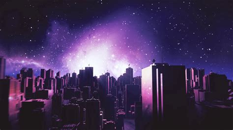 Retro futuristic city flythrough seamless loop. 80s sci-fi synthwave 