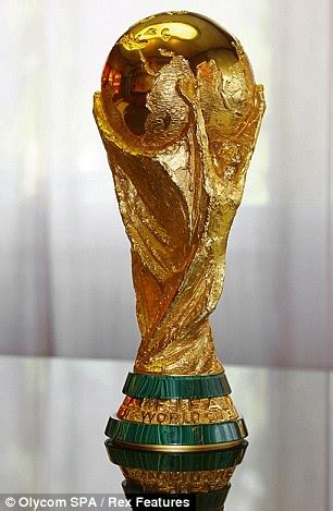 The subsequent trophy, called the fifa world cup trophy, was introduced in 1974. FIFA World Cup trophy fakes seized in China | Daily Mail ...