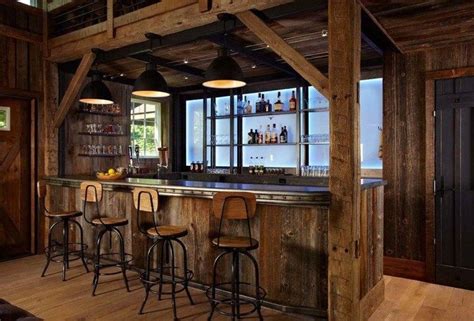 Popular Rustic Home Design Ideas With Wooden Accent 43 Bars For Home