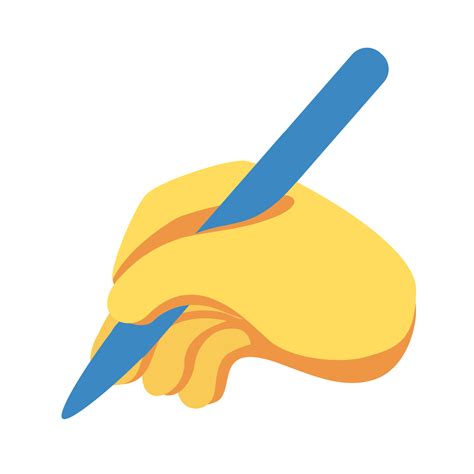 ️ Writing Hand Emoji What Emoji 🧐