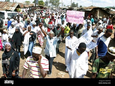 Kenyas Nubian Residents Protest Against A Government Slum Upgrading