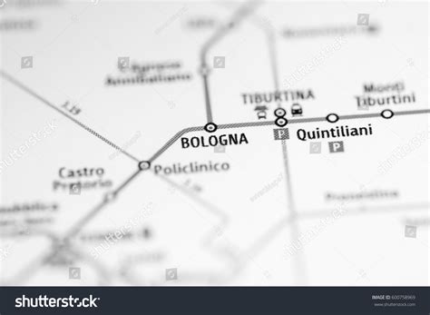 Bologna Station Rome Metro Map Stock Photo 600758969 Shutterstock