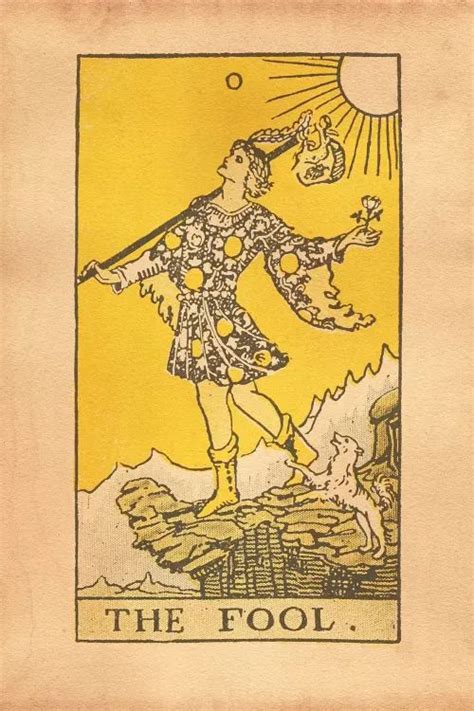 The Fool Tarot Canvas Art By Tea Stained Madness Icanvas Vintage