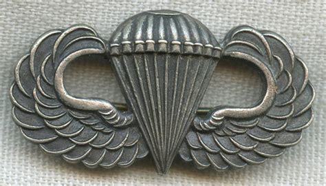 Real Wwii English Made Us Army Paratrooper Badge By Jr Gaunt Flying