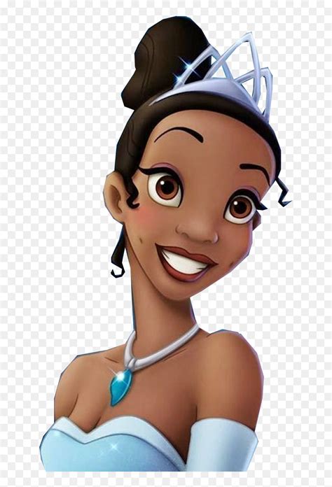 Tiana Cartoon Head Png Png Download Face Disney Princess Tiana