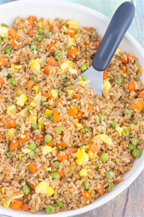 Easy Fried Rice Recipe Classic Vegetable Fried Rice Pumpkin N Spice