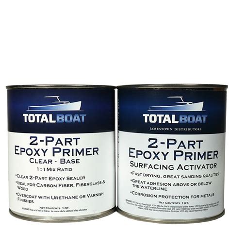 Totalboat 2 Part Clear Epoxy Primer Primer For Composite Layups