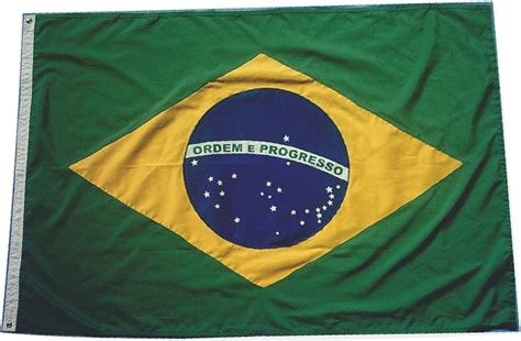 Bandeira Nacional Brasil Oficial Grande 5 Metros Mastro R 120000