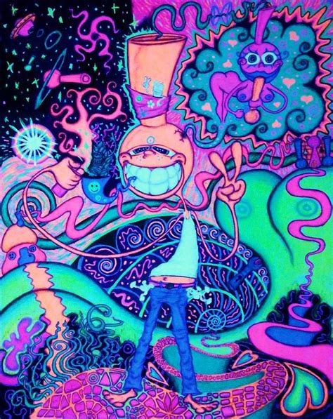 Paginas Stoner Art Trippy Art Psychedelic Neon Art