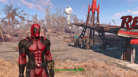 Fallout 4 Mod Review Deadpool Wade Wilson Youtube