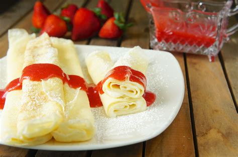 Russian Crepes With Cream Filling Yelenasweets Breakfast Dessert