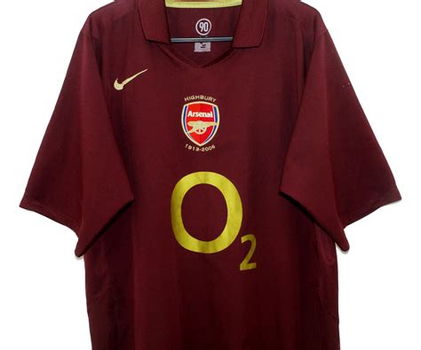 2005 06 Arsenal Home Shirt L The Kitman Football Shirts