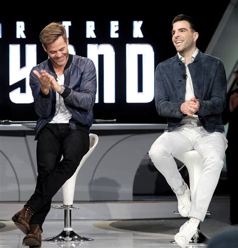 Chris Pine And Zachary Quinto Star Trek Beyond Fan Event Star Trek Beyond Photo 39627802