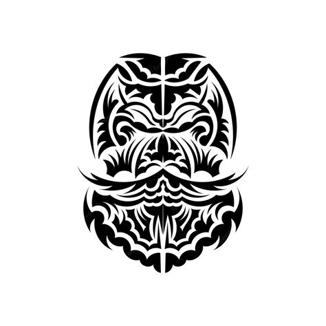 Premium Vector Maori Mask Native Polynesians And Hawaiians Tiki