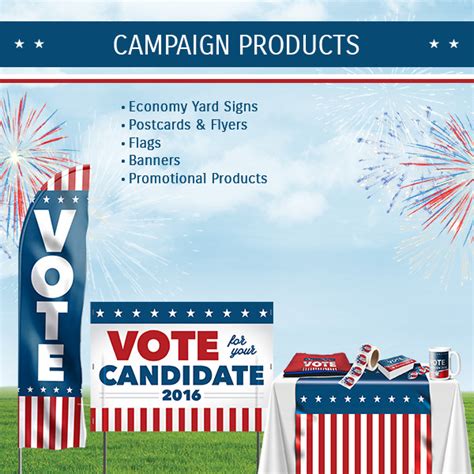 Election Campaign Promotional Items Custom Printing