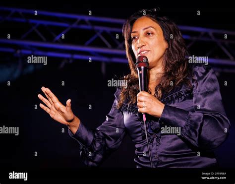 Shazia Mirza Stand Up Comedian Open Air Comedy Gala Southend On Sea