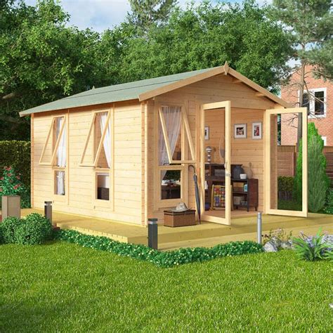 All our garden buildings in this size come with double glazing as standard, you can view all our wood cabins for sale showing you all the options available on this page. 28 best Log Cabins images on Pinterest | Garden buildings ...