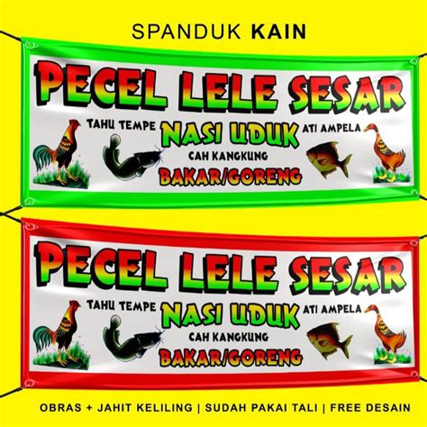 Banner Banner Pecel Lele Fried Rice Soto Lamongan Sate Madura Free
