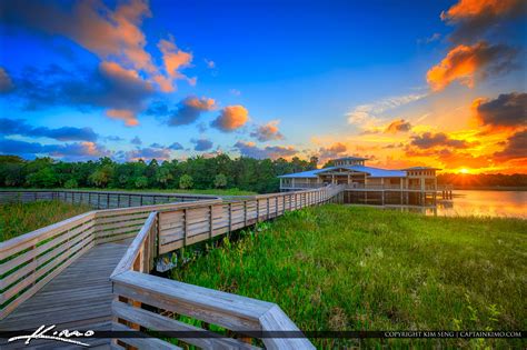 Green Cay Nature Center And Wetlands Boynton Beach Sunset Hdr