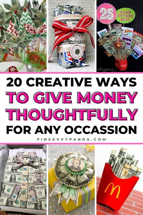 Money Gift Ideas And Creative Ways To Give Cash Finsavvy Panda