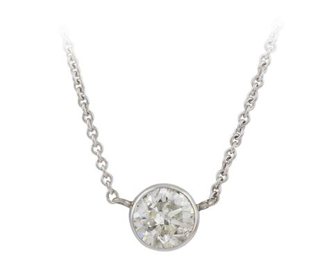 Floating Diamond Necklace Gold And Silver Gemstone Pendants On Dainty
