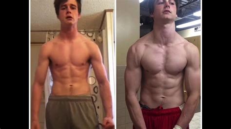 Skinny To Muscle Transformation 1 Year 28lbs Gain Youtube