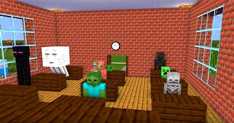 Download Monster School For Minecraft On Pc With Memu