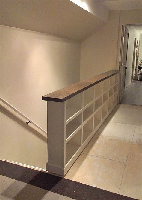 Diy Stair Railing Ideas And Makeovers • Ohmeohmy Blog Bookcase Diy