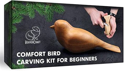 Beavercraft Wood Carving Kit Comfort Bird Diy Complete Starter