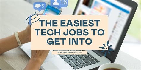 14 Of The Easiest Tech Jobs To Get Into Wander Onwards