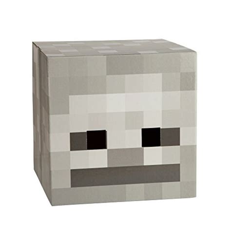 Geekshive Minecraft Skeleton Head Costume Mask Toys And Games