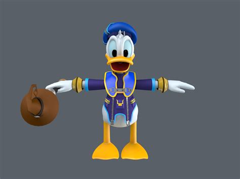 Donald Kingdom Hearts Obj