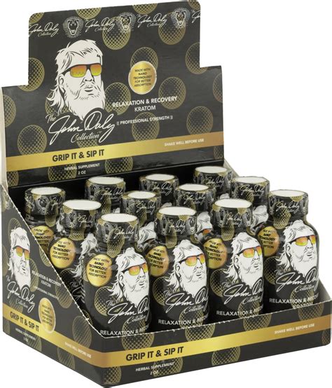 John Daly Relaxation And Recovery Kratom Shot John Daly Collection