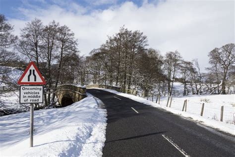 Winter Weather In The North Yorkshire England Stock Photo Image Of