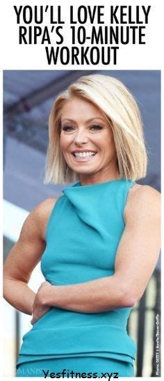 Talk Show Host Kelly Ripa Is Sharing Her 10 Minute Workout To Keep Her