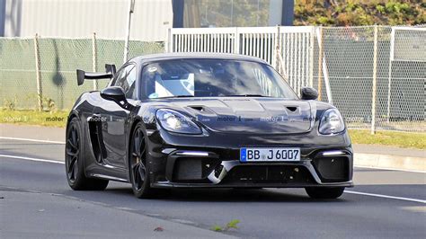 Porsche Cayman Gt Rs Spied Looking Lean And Mean