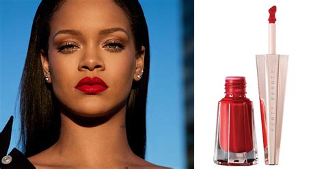 Fenty Lip Paint Rihanna Red Lipstick Rihanna Nails Red Lip Gloss Red