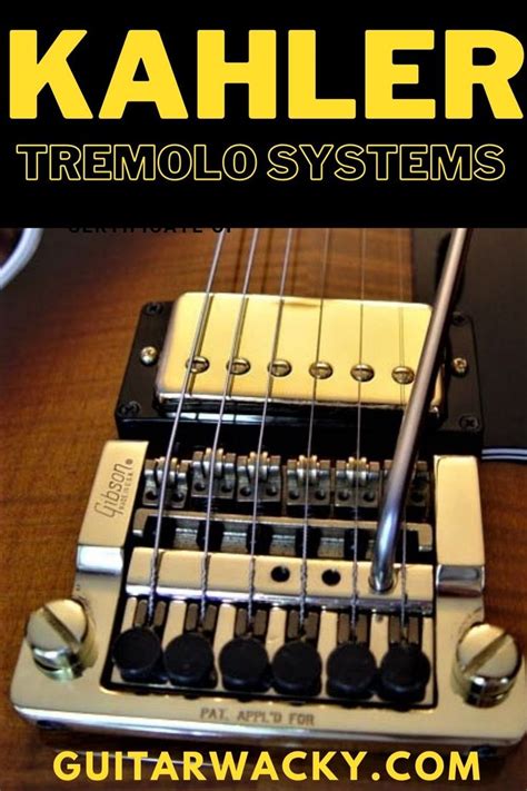 Kahler Tremolo Systems Gibson Les Paul Les Paul Custom Les Paul