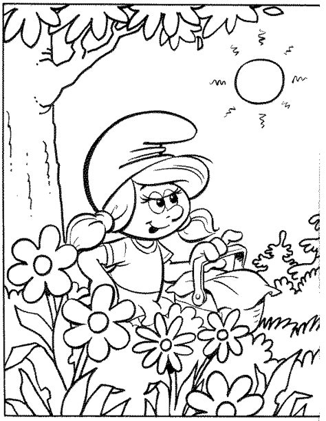 Get these free printable coloring sheets now and start working upon the little smurfs. smurfs coloring pictures | Minister Coloring