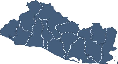 Dibujo A Mano Alzada Del Mapa De El Salvador 14429954 Png